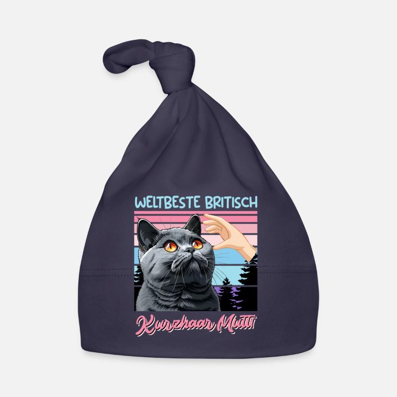 Britisch Kurzhaar WELTBESTE BRITISCH KURZHAAR Baby Bio-Mütze