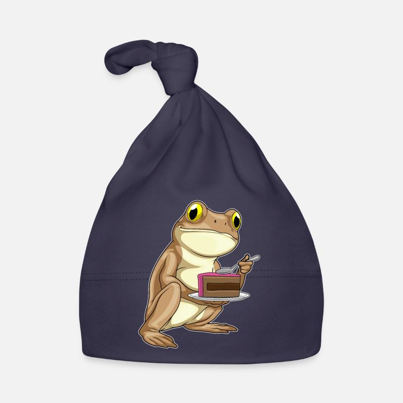 Frog Birthday Cake Organic Baby Cap