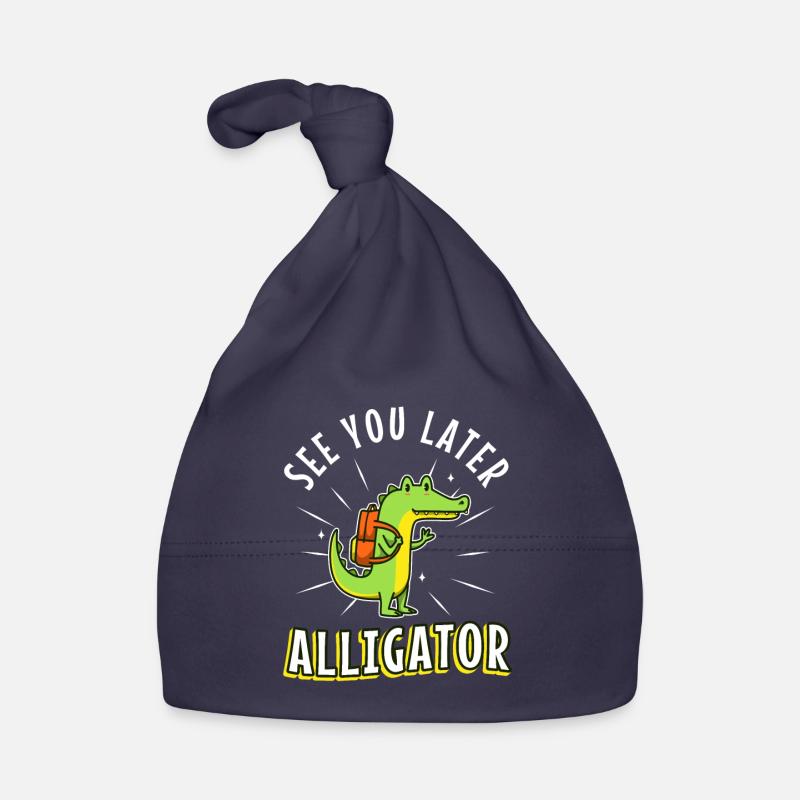À plus tard Alligator Bonnet bio Bébé