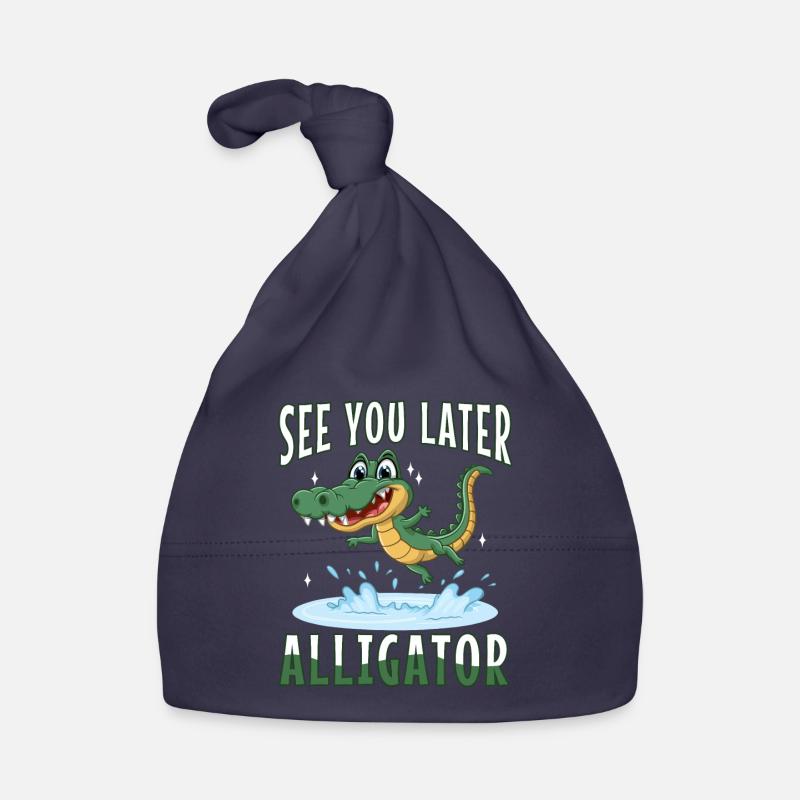 À plus tard Alligator Bonnet bio Bébé