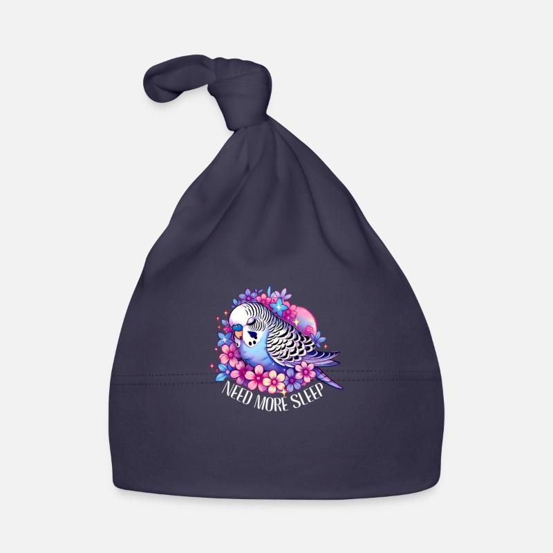 Besoin de plus de sommeil Drôle Perruche oiseau Bonnet bio Bébé