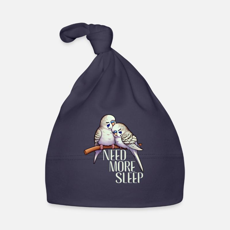 Besoin de plus de sommeil Drôle de perruche Bonnet bio Bébé