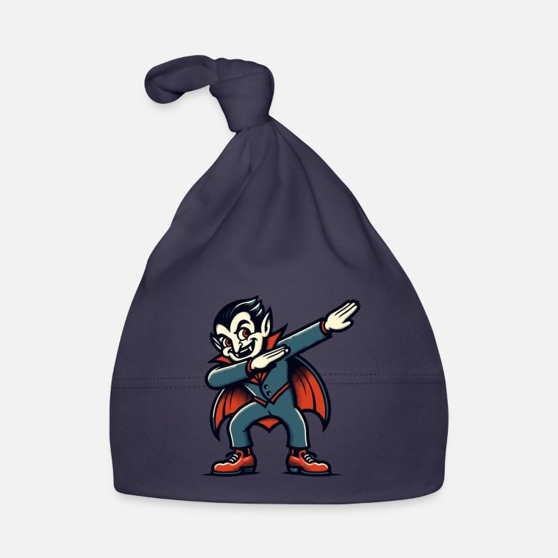Dabbing Vampire Funny Dabbing Design Halloween Organic Baby Cap