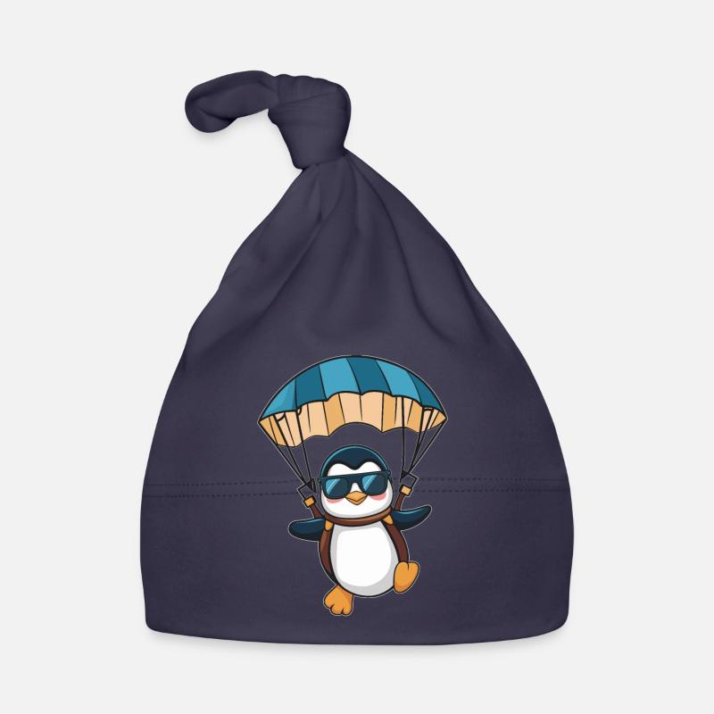 Pingouin cool avec parachute Bonnet bio Bébé