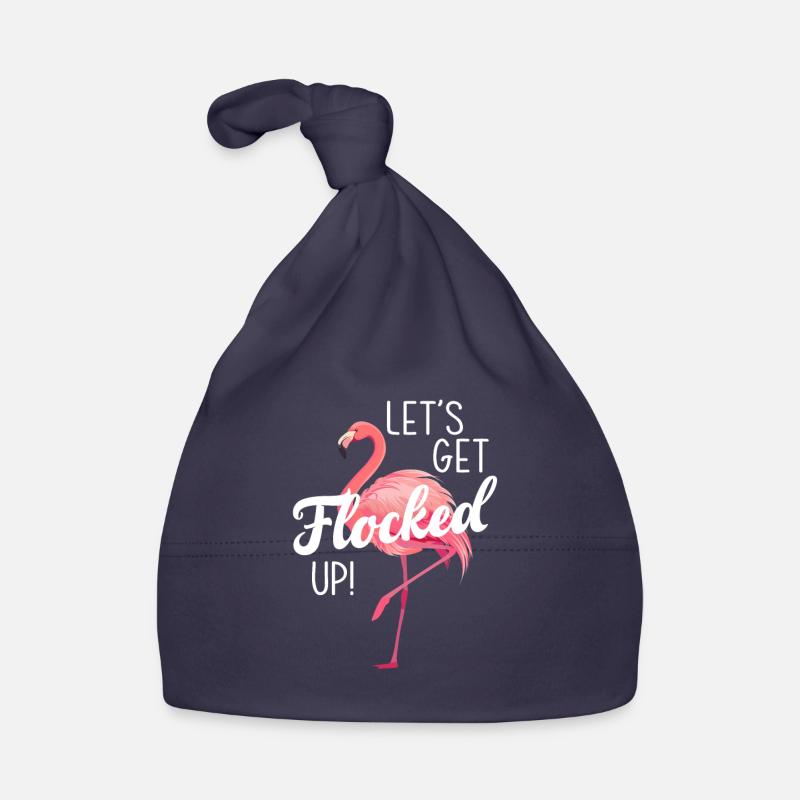 Flamingo Sommer Tier Baby Bio-Mütze