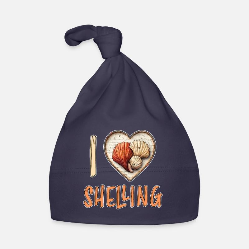 I Love Shelling Shells Shell Collector Gift Organic Baby Cap