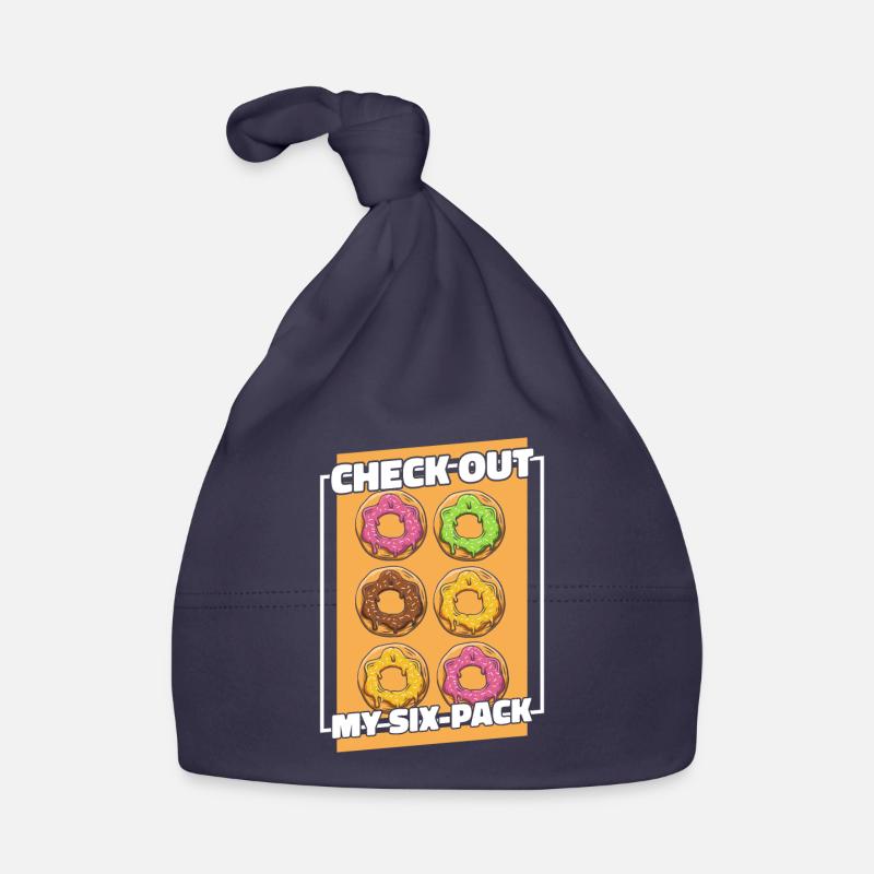 Check Out My Six-Pack Doughnut Glazed Maker Lover Organic Baby Cap