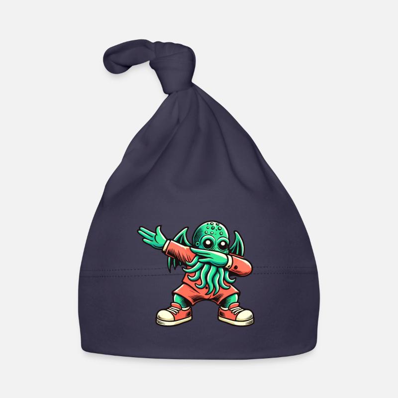 Dabbing drôle Cthulhu Dabbing Design Bonnet bio Bébé