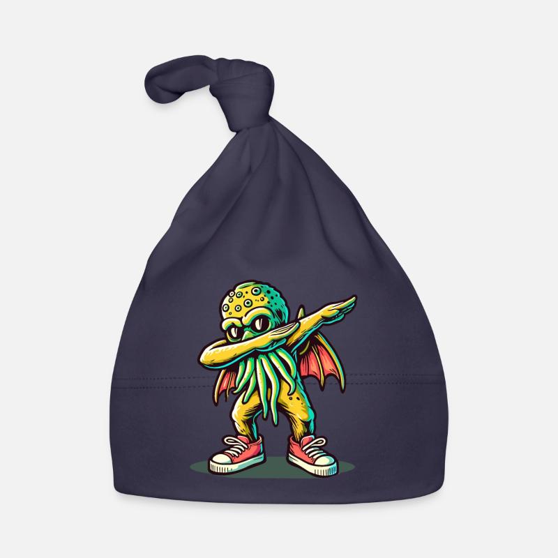 Dabbing drôle Cthulhu Dabbing Design Bonnet bio Bébé