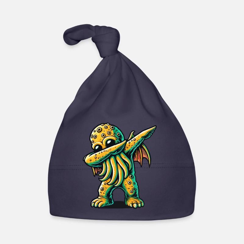 Dabbing drôle Cthulhu Dabbing Design Bonnet bio Bébé