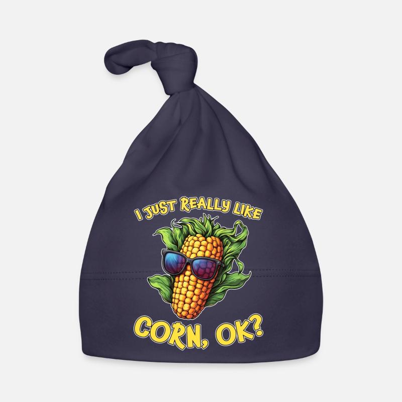 Corn on the cob saying corn funny corn on the cob gift Organic Baby Cap