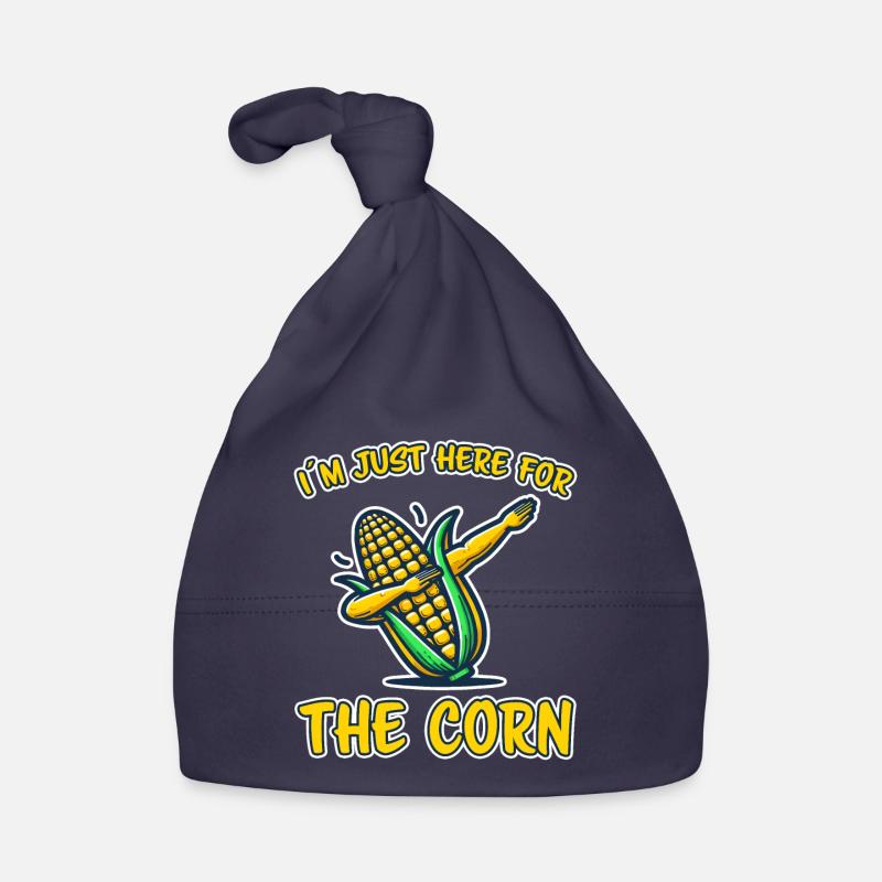 Corn on the cob saying corn funny corn on the cob gift Organic Baby Cap