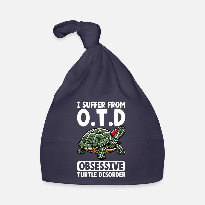 Turtle Red-eared Turtle Organic Baby Cap