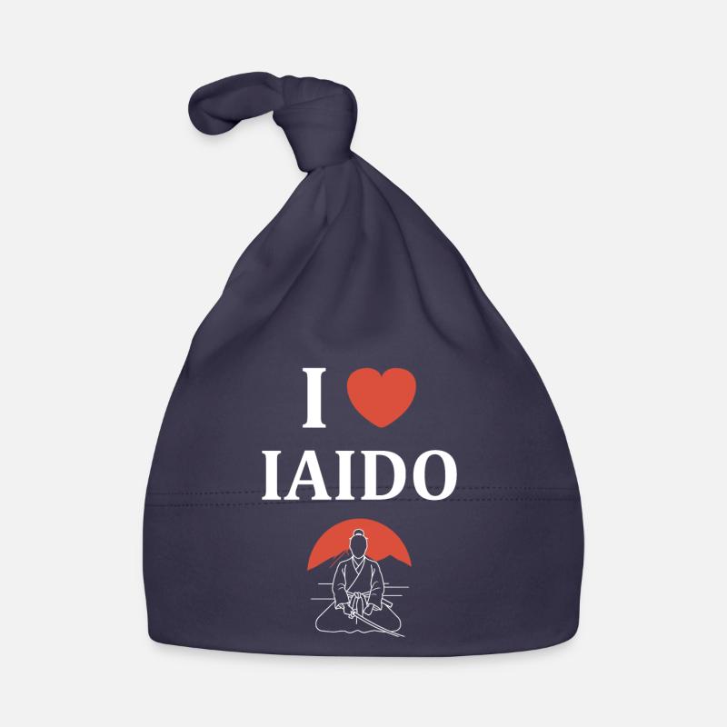 iaido - Bonnet bio Bébé - marine