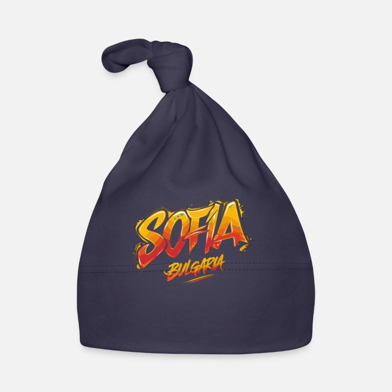 Sofia Bulgaria Souvenir Organic Baby Cap