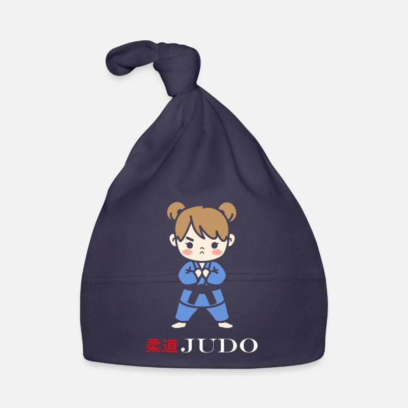 judo - Bonnet bio Bébé - marine