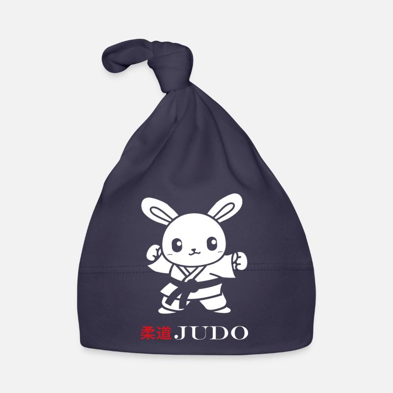 judo - Bonnet bio Bébé - marine
