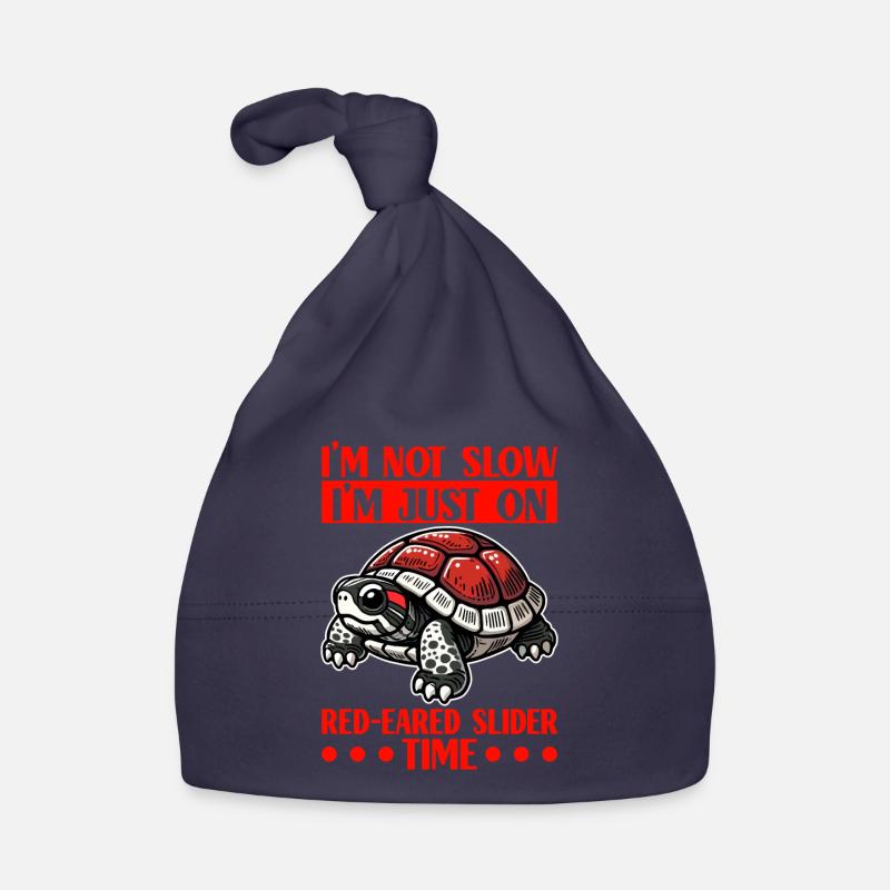 Turtle Red-eared Turtle Organic Baby Cap