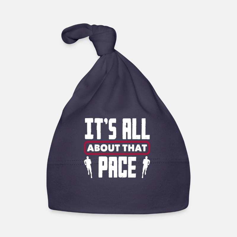 It's all about the pace Organic Baby Cap