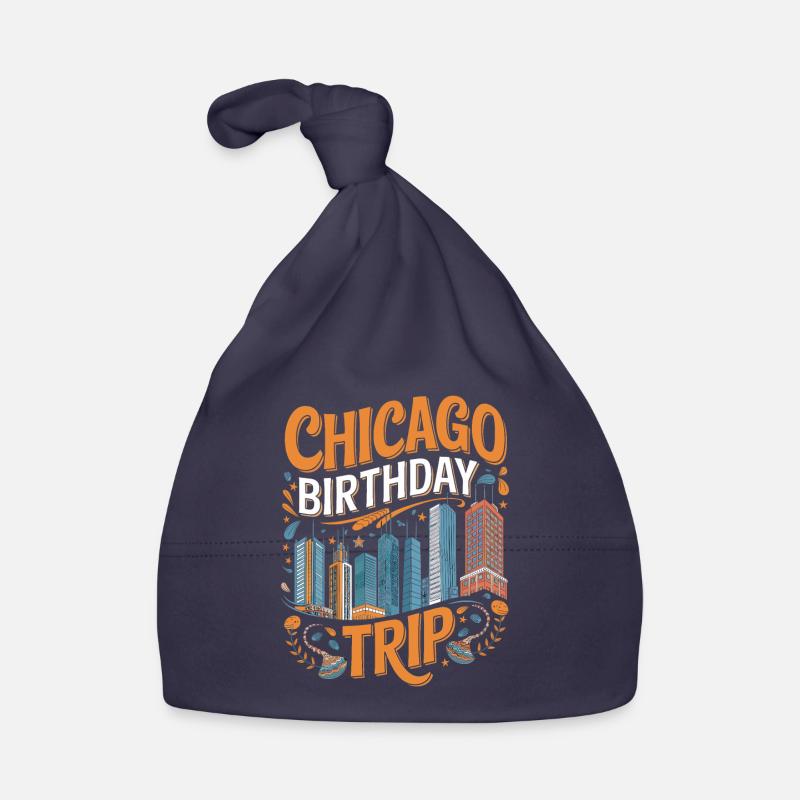 Chicago Geburtstagsreise Baby Bio-Mütze