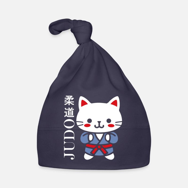 judo - Bonnet bio Bébé - marine