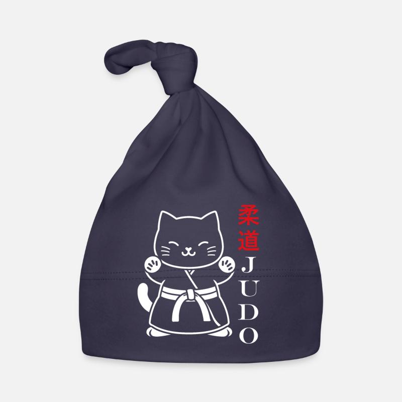 judo - Bonnet bio Bébé - marine