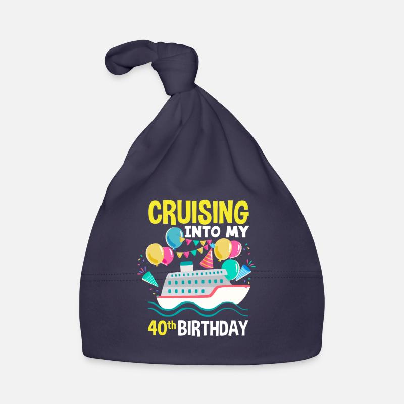 Croisière 40e anniversaire Bonnet bio Bébé
