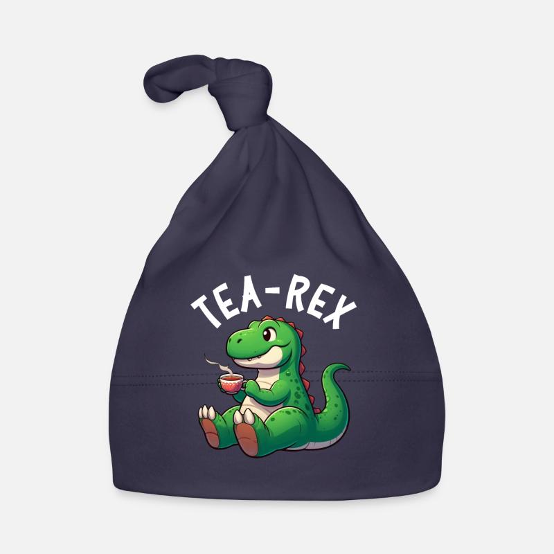 Tea Rex Dinosaur Lover T-Rex Tasse à thé Bonnet bio Bébé