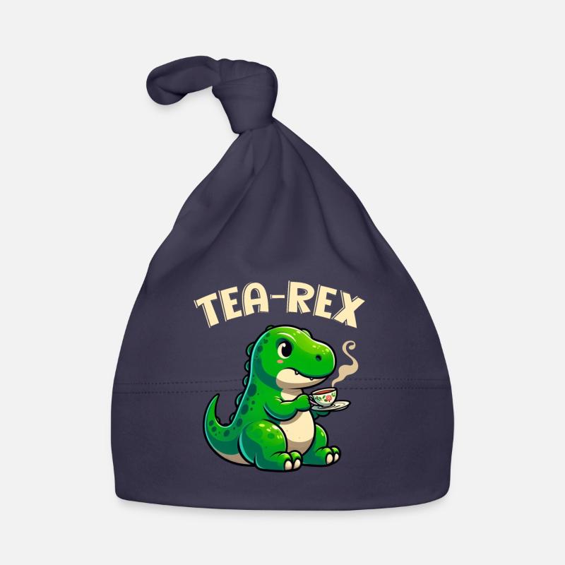 Tea Rex Dinosaur Lover T-Rex Tasse à thé Bonnet bio Bébé