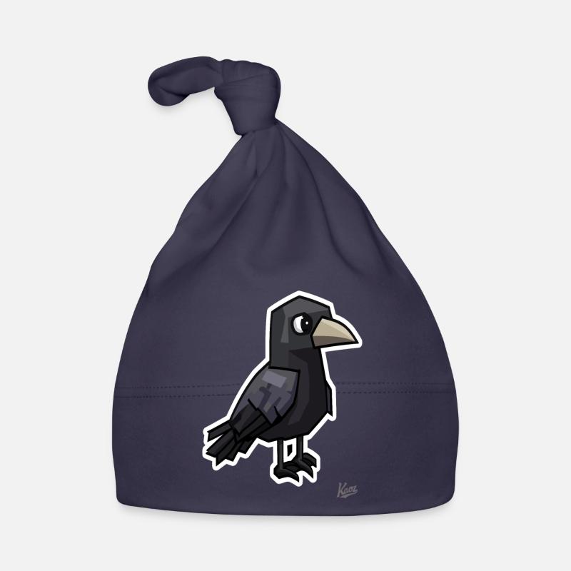 Étrange corbeau noir Bonnet bio Bébé