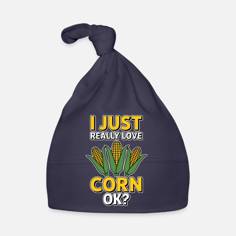 Corn on the cob saying corn funny corn on the cob gift Organic Baby Cap