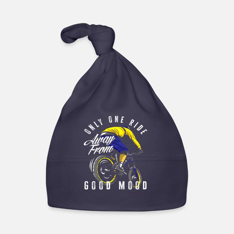 Just a ride away from a good mood Organic Baby Cap