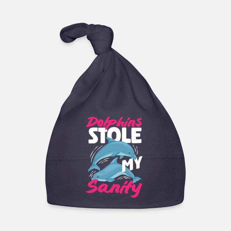 Les dauphins ont volé mon Bonnet bio Bébé