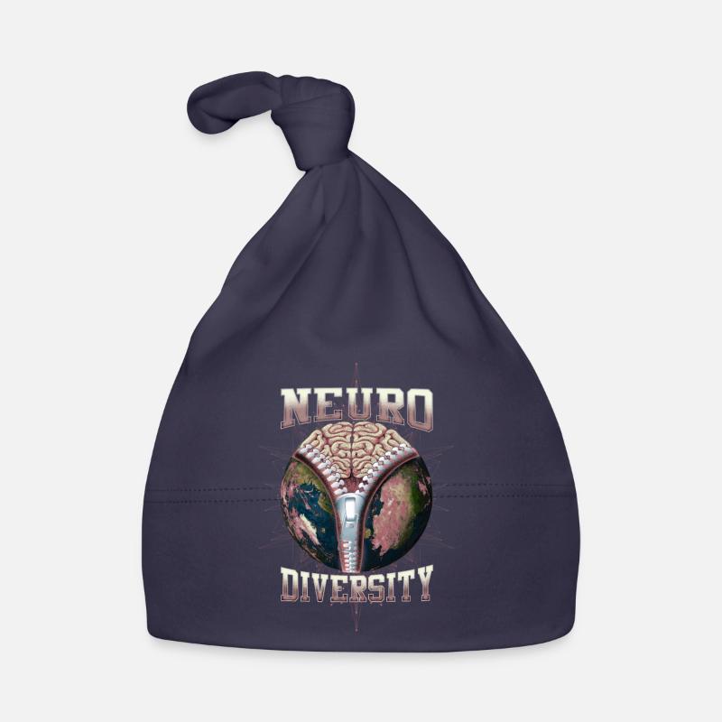 We All Think Differently Neurodiversity Baby Bio-Mütze