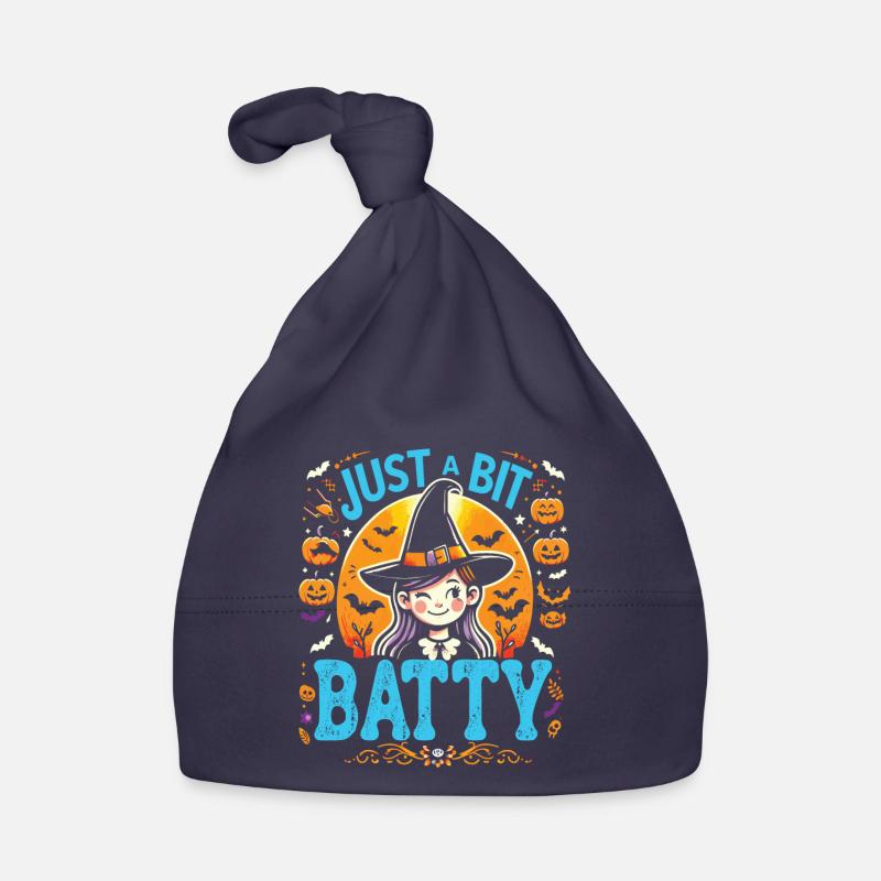 Halloween Costume JUST A BIT BATTY Halloween Organic Baby Cap
