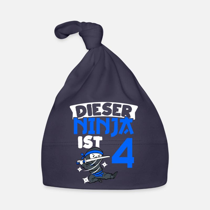 Ce ninja est 4 anniversaire ninja ceinture ninja l Bonnet bio Bébé