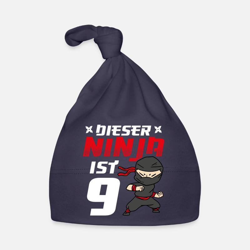 Naissance de cette ceinture ninja pour le 9e anniversaire de ce ninja Bonnet bio Bébé