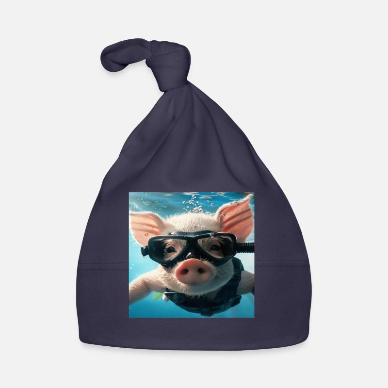 Schwein Baby Bio-Mütze
