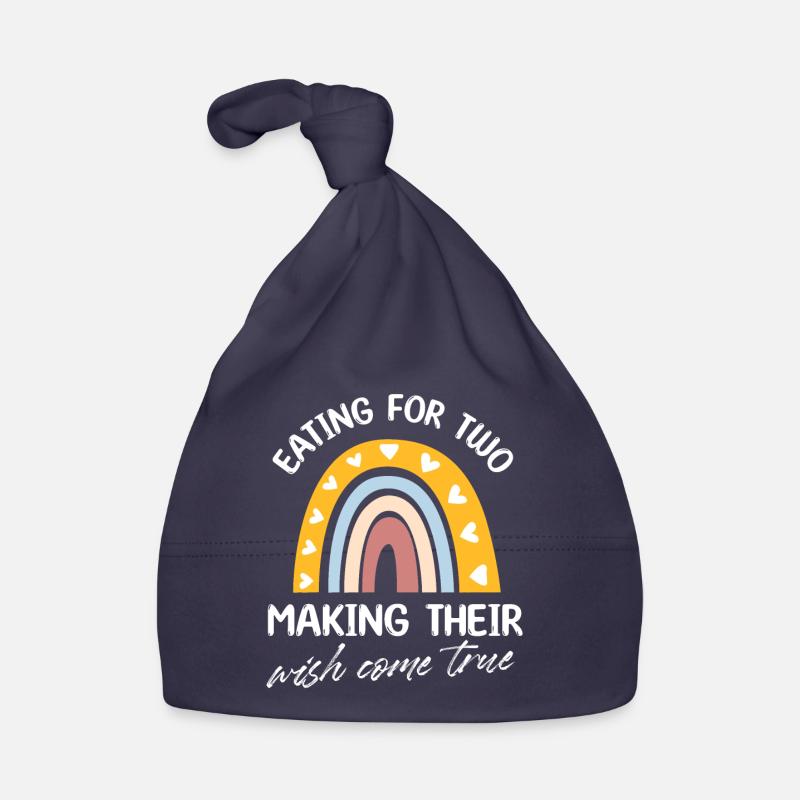 eating for two making their wish come true Design Baby Bio-Mütze