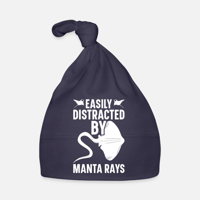 Mantarochen Liebhaber Meerestier Teufelsrochen Baby Bio-Mütze