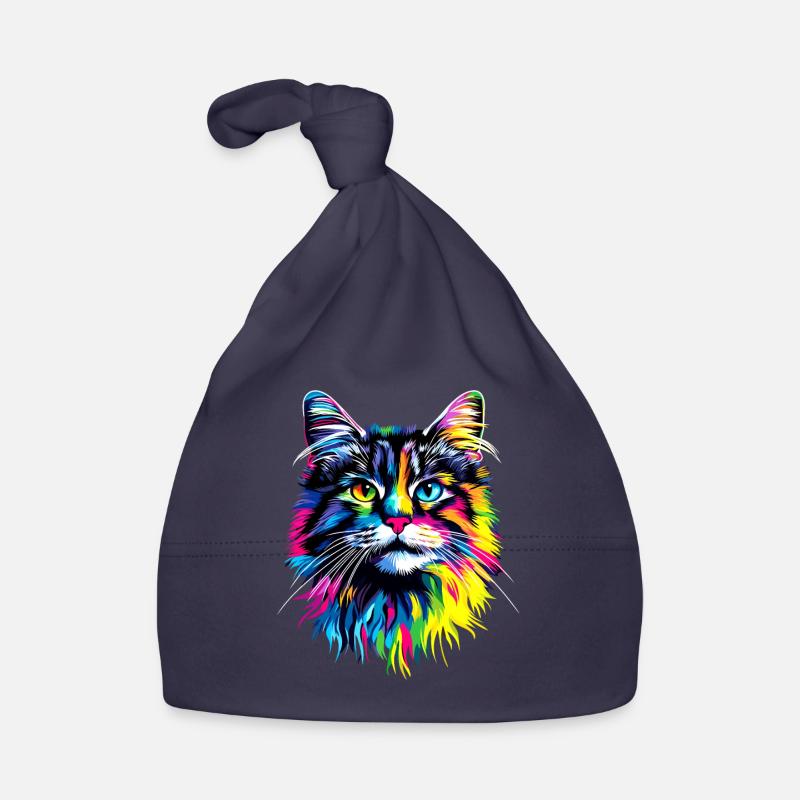 Chat de la forêt norvégienne Chat des forêts norvégiennes Bonnet bio Bébé