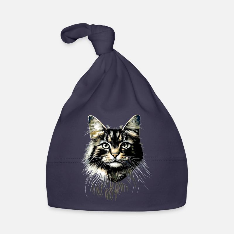 Chat de la forêt norvégienne Chat des forêts norvégiennes Bonnet bio Bébé