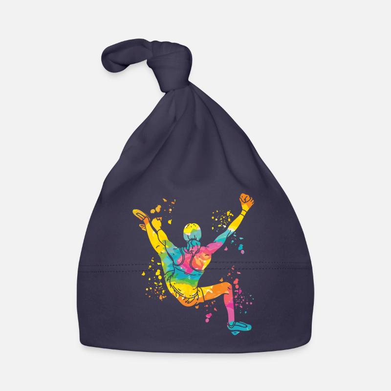 Boulderer Colorsplash Boulder Bouldern Baby Bio-Mütze