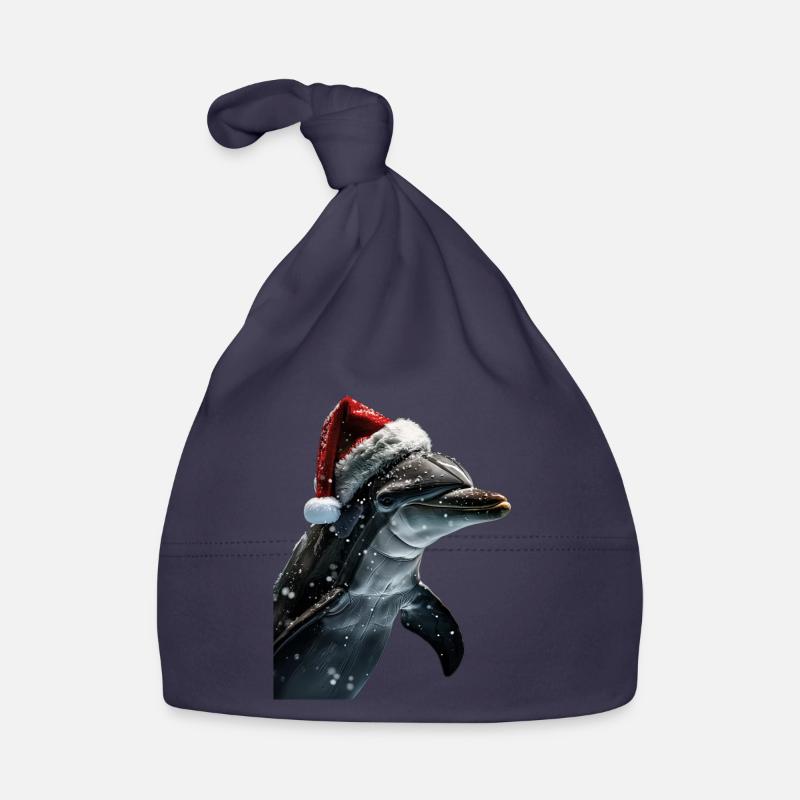 Dolphin Organic Baby Cap