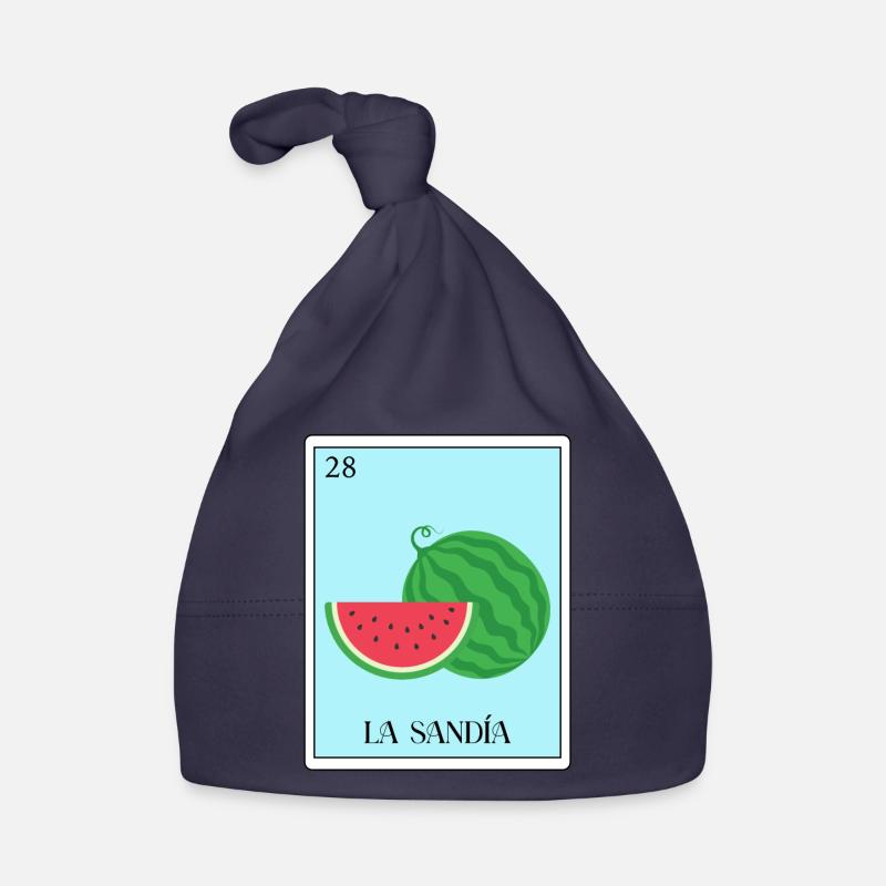 Melon pastèque Fruit d’été Cadeau végétalien Bonnet bio Bébé