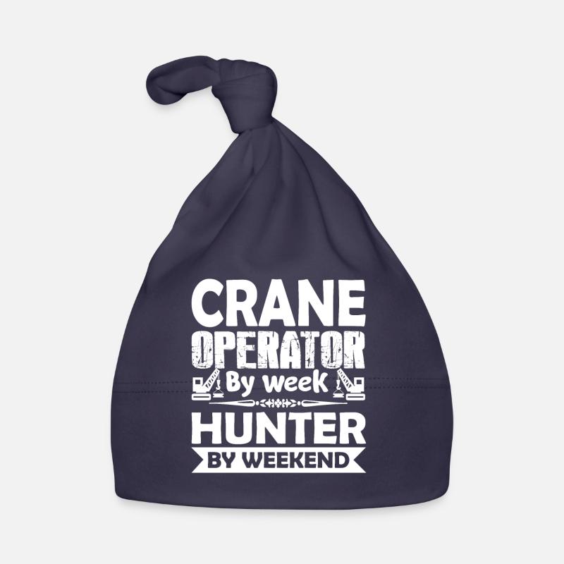 Crane Operator Crane Operator By Week Organic Baby Cap