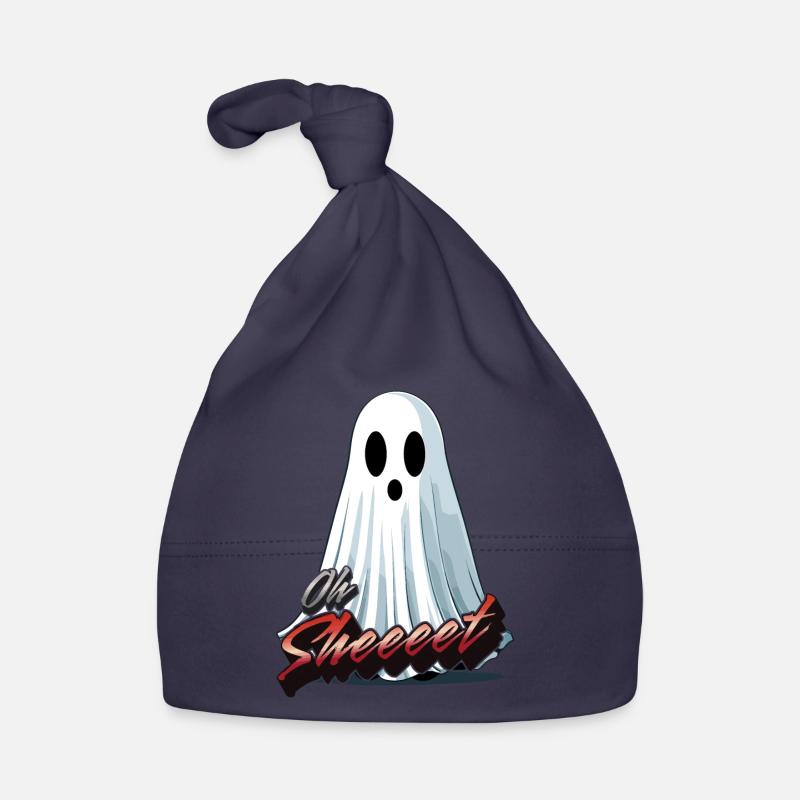 Oh Sheet Ghost Drôle Halloween Fun Bonnet bio Bébé