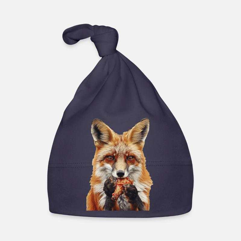 Fuchs - Baby Bio-Mütze - Navy