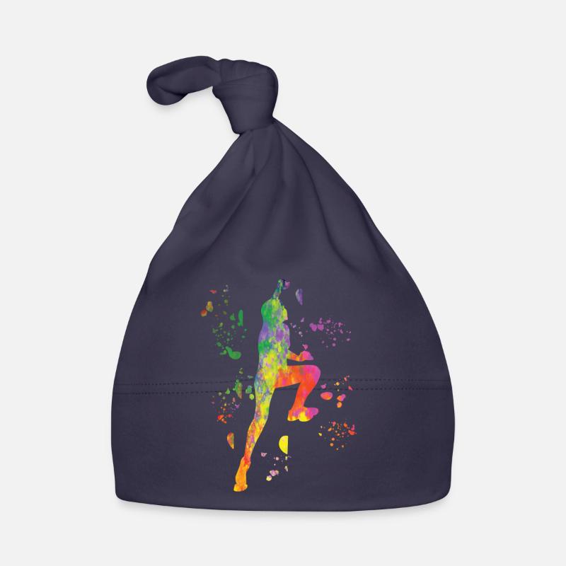 Boulderer Colorsplash Boulder Bouldern Baby Bio-Mütze
