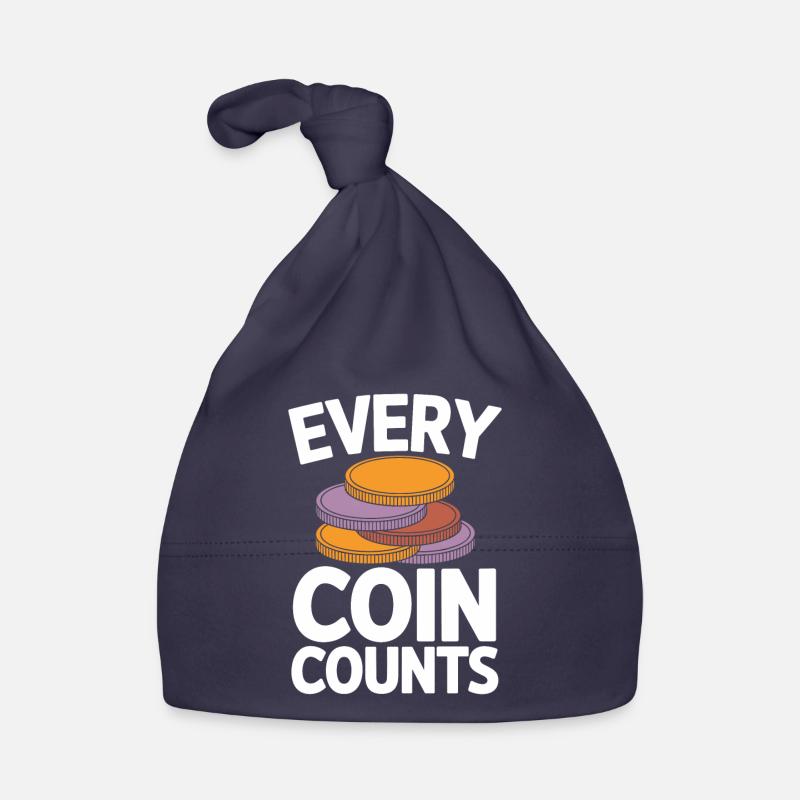 Every Coin Counts Numismatics Lovers Organic Baby Cap